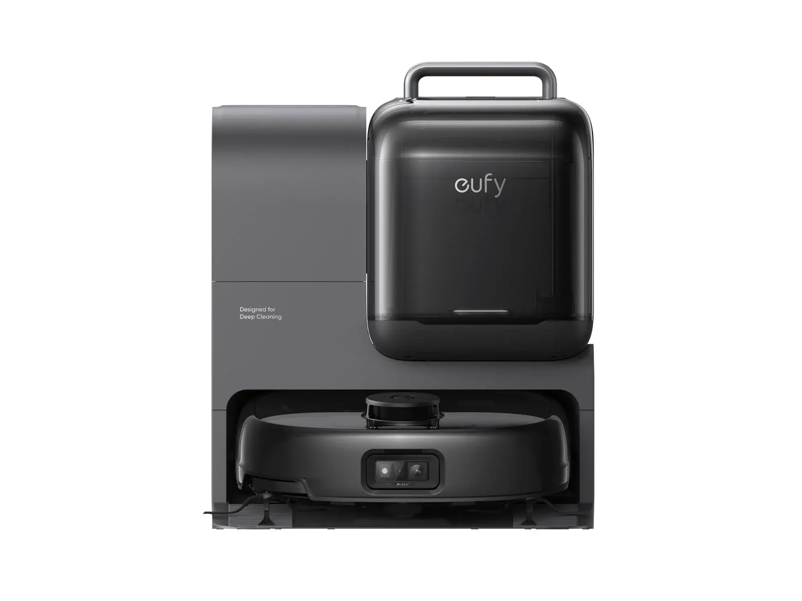 Eufy Omni E28 robotstøvsuger med bærbar dyprenser